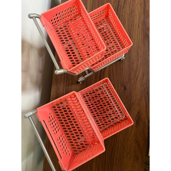 Set of 2 Our Generation Doll Grocery Shopping Cart Toys Supermarket Play - Picture 7 of 9